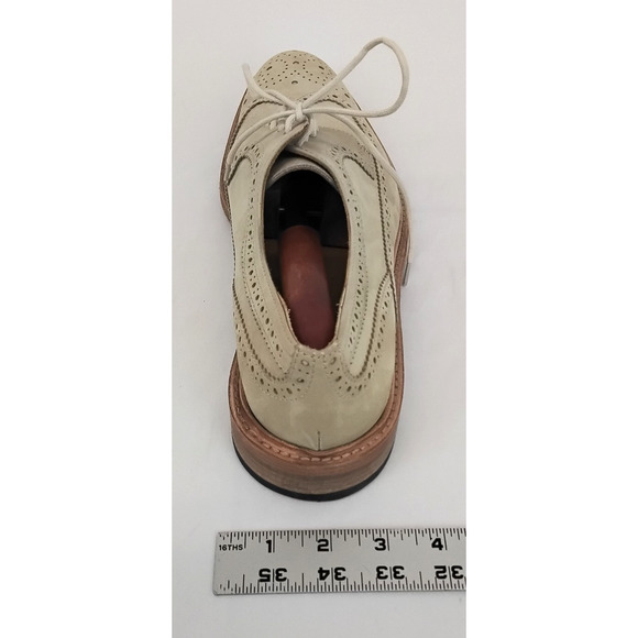 John W. Nordstrom Lucas Dress Shoes Men\'s Size 9M Sand Suede w/ Dust Bag #W4334 main image 6